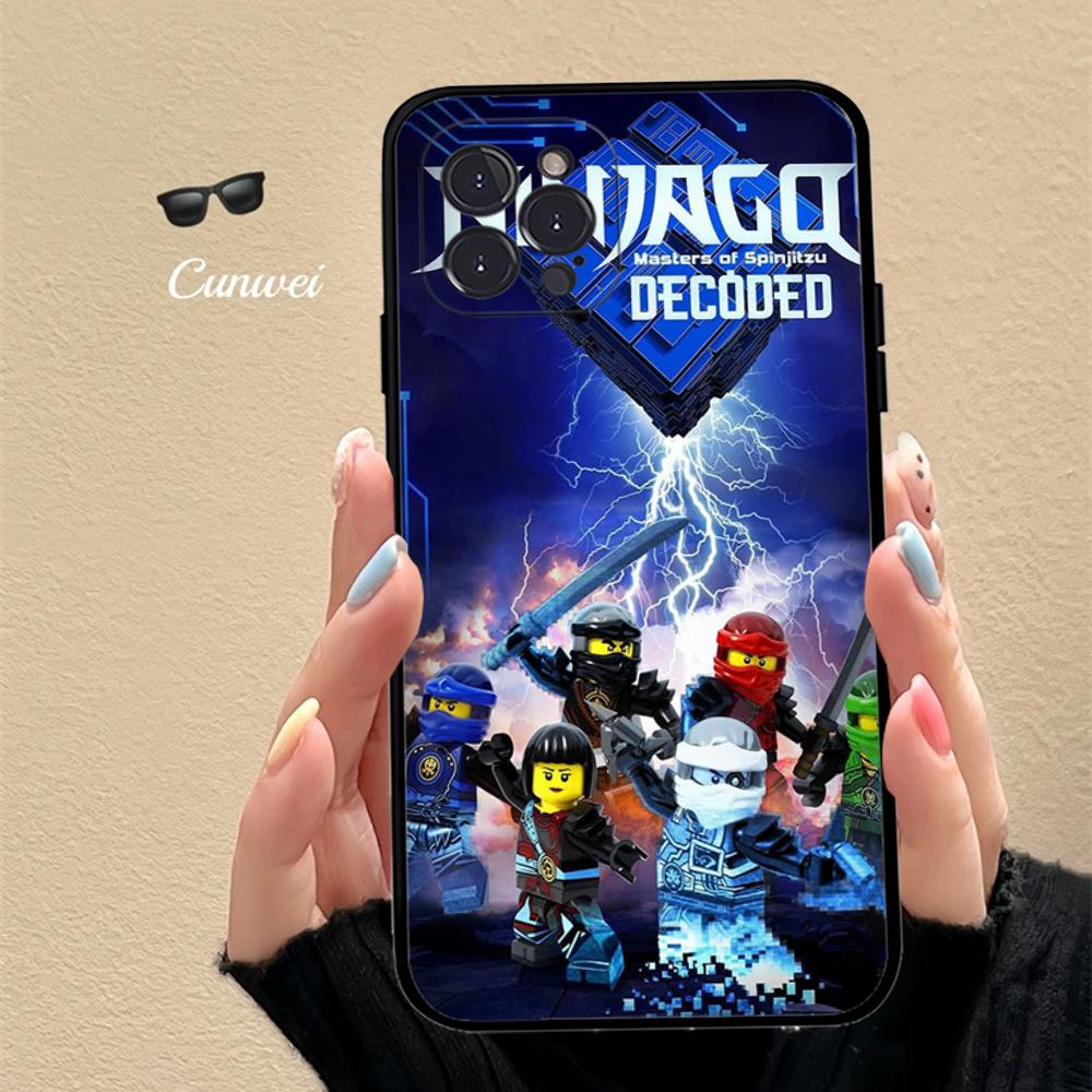 Custodia per Telefono Anime N-NinjagoS Per IPhone 16 15 14 11 12 13 Mini Pro XS Max Cover 6 7 8 Plus X Funda Shell