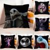 J-JackSs-S-SkellingtonS Pillow Case Cushion Cover Soft Cute Throw Pillow Case For Car Sofa Pillowcase Polyester With Zipper