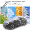 Universal Disposable Car Cover - Sun, Rain & Dust Protection, Transparent Full Plastic Cover