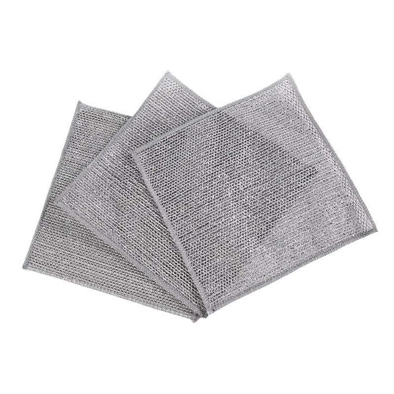 Household Magic Cleaning Cloth, Home Cleaning Rags, Thicken Kitchen Dish Pot Washdishing Cloths Non-Stick Towel Clean Tools
