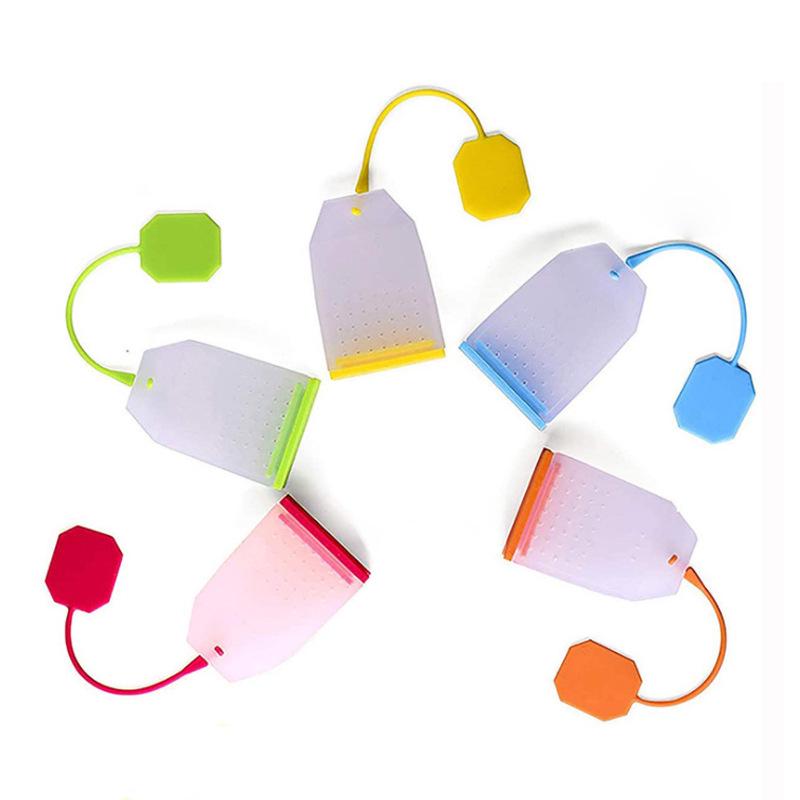 High-Temperature Resistant Silicone Square Tea Infuser - Portable Food-Grade Tea Filter