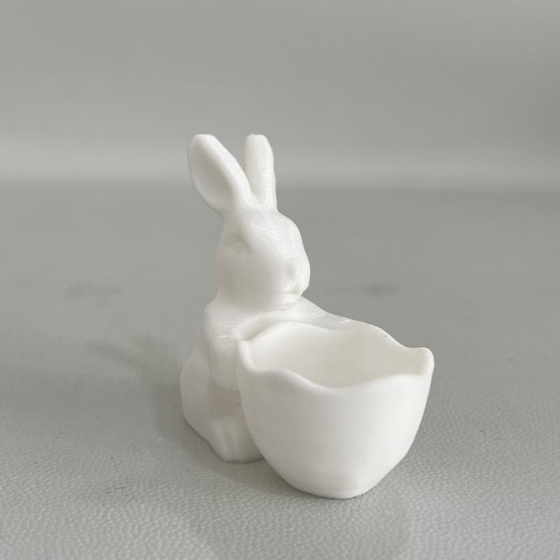 Easter Gift Bunny Home Ornaments With Basket Candy Basket Small Jewelry Storage Tray Storage Rack