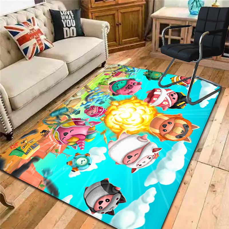 Super Rolling Heroes Deluxe Rug Floor Mat for Living Room or Bedroom Soft and Comfortable Carpet a Gift for Birthday and Holiday.FFFDT1012364