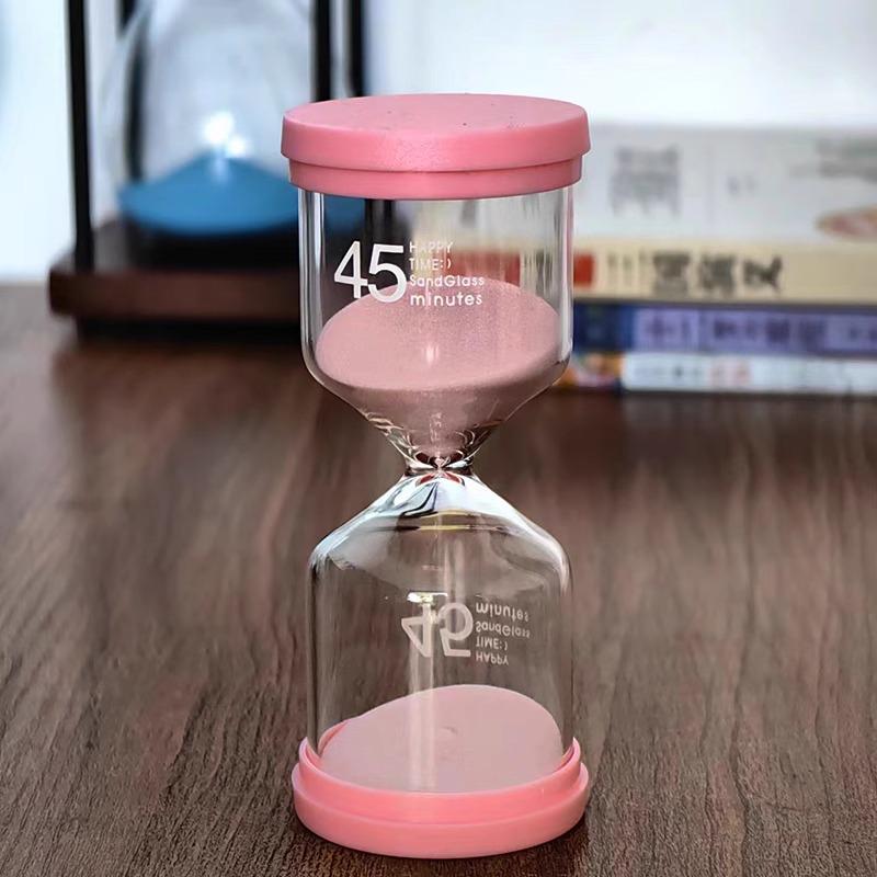 Kreativt timglas för barn och studenter - 20/30/60 min kvicksandspresentprydnad för studietidsplanering.