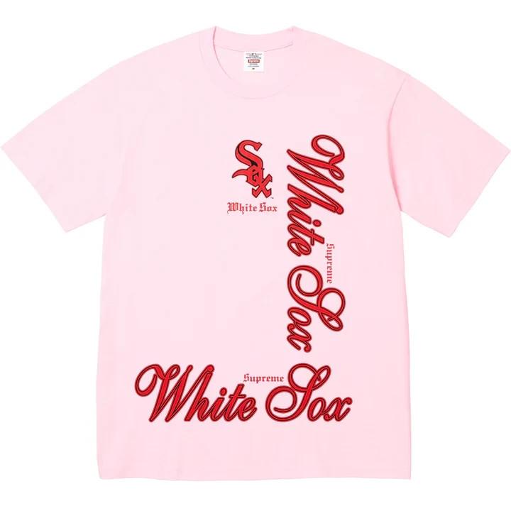 Supreme MLB Teams Tee NY Light Pink XXL