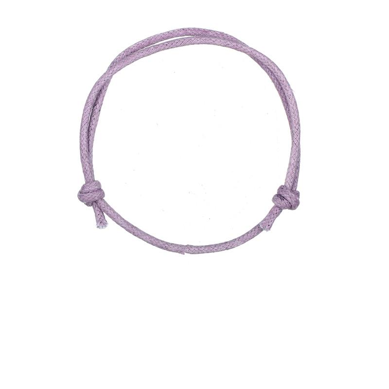10pcs/lot Korea Wax Cord Bracelets Adjustable Pink Violet Yellow Green Orange White Black Red DIY Bracelet for Women Men