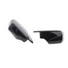 Black Carbon Fiber Pattern Side Mirror Cover Replacement for BMW E46 3 Series 1998-2005 316i 318i 318d 320d 320i 323i 325i 328i