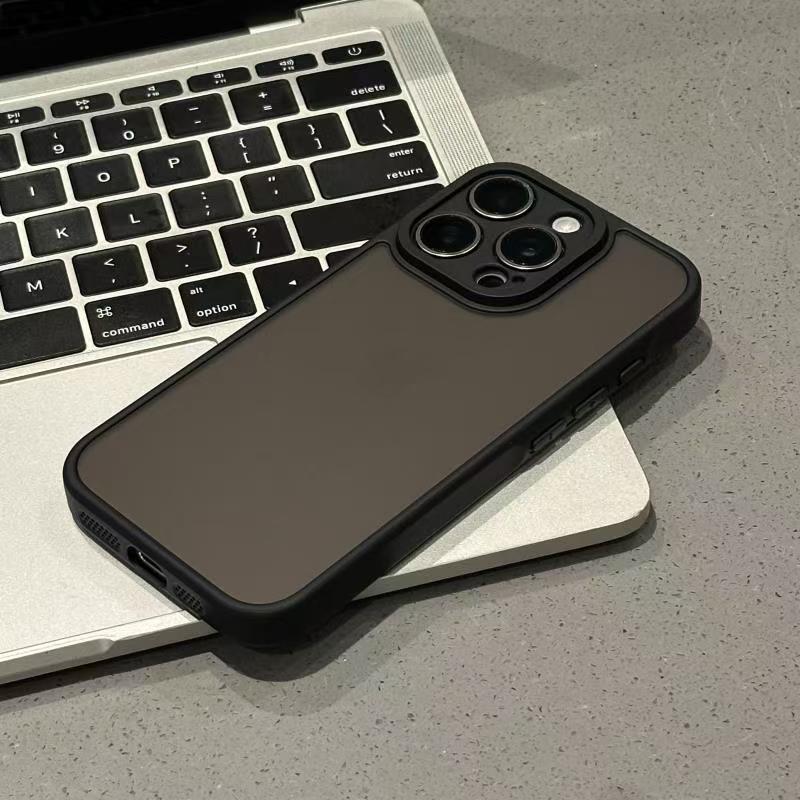Heavy Shockproof Shell Armor Case For iPhone 13 Pro 11 12 13 14 15 16 Plus 17 Pro Max Air Hybrid Matte Transparent Hard Cover