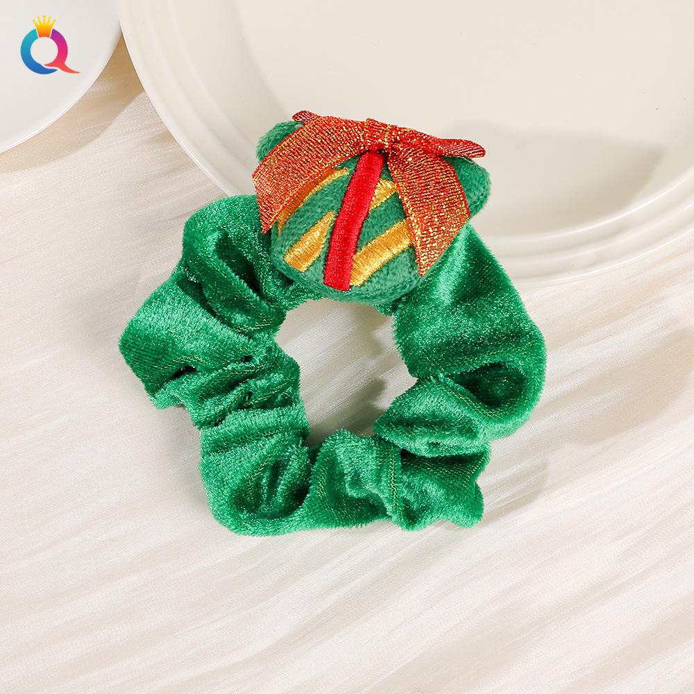 1 Pcs Christmas Headdress Plush Large Intestine Headband with High-end Feeling, Tied Hair Headband