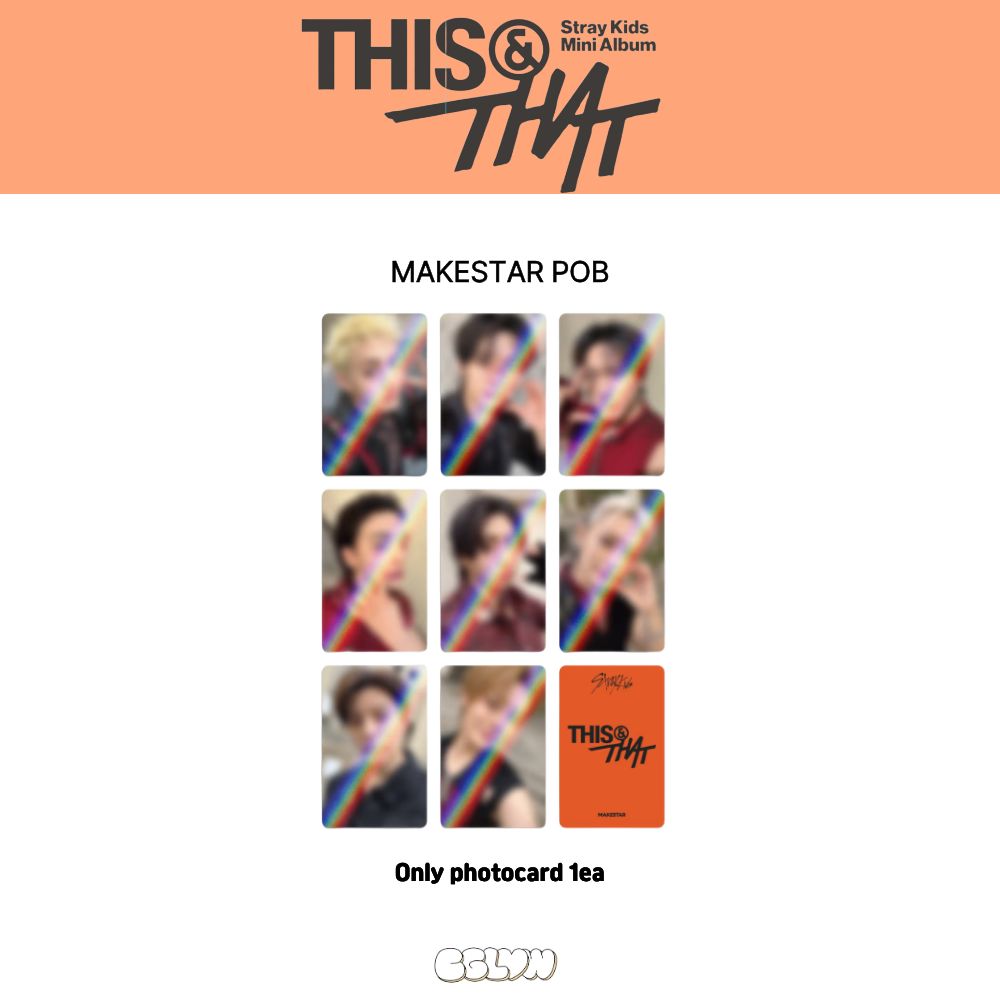 [Official] Stray Kids Mini Album THIS & THAT [ ] POB Photocard