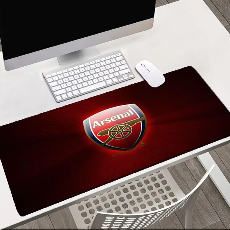 Arsenal Football Club Crest Mouse Pad Office Desk Mat, Gaming Mouse Pad Mousepad, Keyboard pad,Heavy-Duty Non-Slip Rubber Backing, Gift