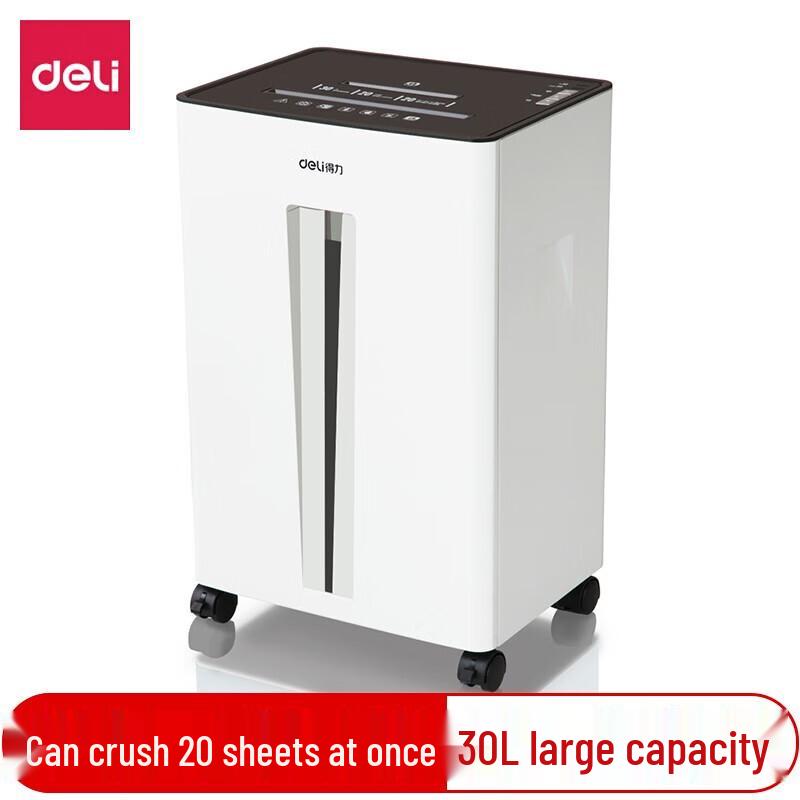 

Deli 9918 High-Security Commercial Paper Shredder CN plug (adapter included)