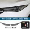 Προσαρμοσμένο TPU PPF για Exeed TX / TXL 2026-2026 Υψηλής Γυαλάδας Μαύρο Καπνιστό Προ-Κομμένο Φιλμ Προστασίας Προβολέων Βινύλιο Ανθεκτικό στις Γρατζουνιές