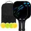 Carbon Fiber Pickleball Paddle Frosted Surface Lightweight Pickleball Rackets High-quality Professional