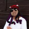 Adult Halloween Crochet Octopus Headgear - Funny Wool Yarn Hat