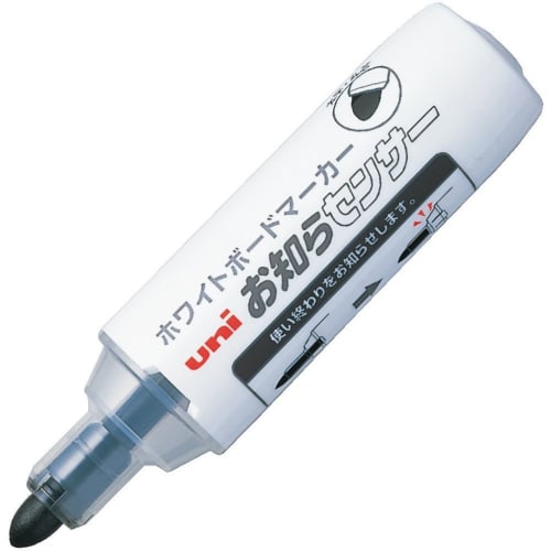 Mitsubishi Pencil Whiteboard Marker Notification Sensor Bold Black 3 Pieces PWB2007M
