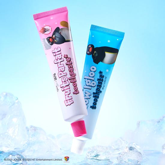 TOOSTY Pingu Toothpaste Snow Igloo 80g / Fruit Parfait 80g, Choose 1
