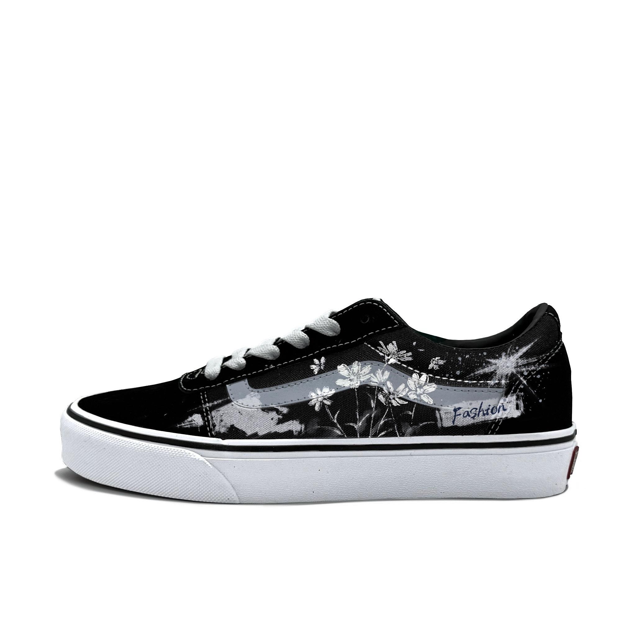 

Vans Ward Low top Skateboard Shoes Men s Gray Black White VN0A36EMC4R(Team613-) 42
