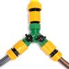 2 Way Garden Water Pipe Connectors Pipe Adapter Y Shape Hose Splitter Valve Three Way Plastic Valve With Switch