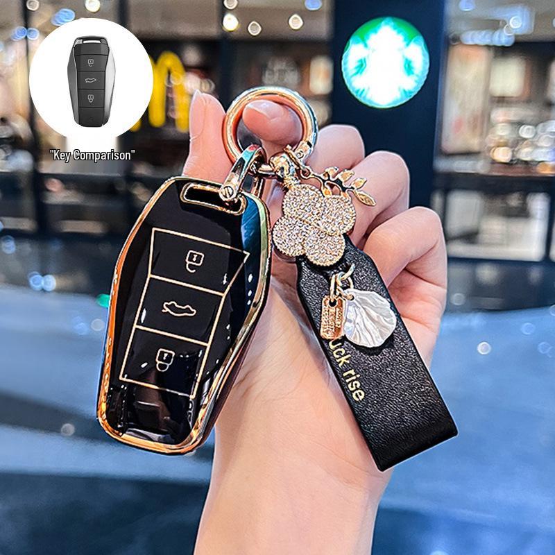 Compatible Key Case for JAC Yiwei 3, Aipao T, Sihao e10x, Huaxianzi X8Plus, and Car A5 Models (2023)