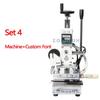 ZONESUN ZS-110 Press Trainer Heat Press Machine For Wood Presses PVC Paper Custom Logo Making Hot Foil Stamping Machine 300W