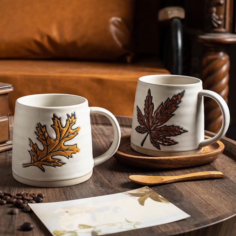 Ceramic Coffee Mug Personalized Chinese Style Travel Mug Handmade Minimalist Tea Cup Home Office Gift
