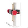 Z Axis Rack Workbench Accessories Sturdy Easy Installation High Precision Vertical Lift Linear Guide