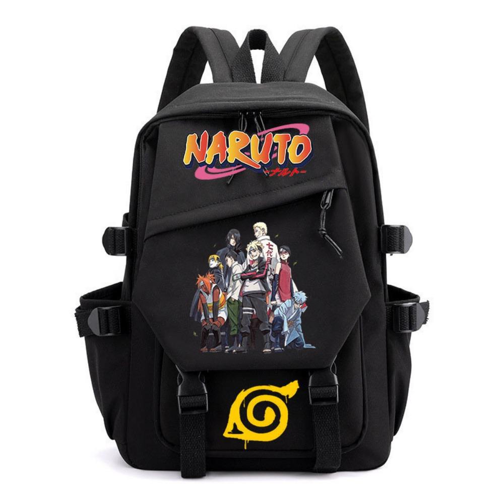 Anime Naruto Schoolbag Children's Backpack Elementary School Bag Boys and Girls Junior High School Students College Students Campus Backpack