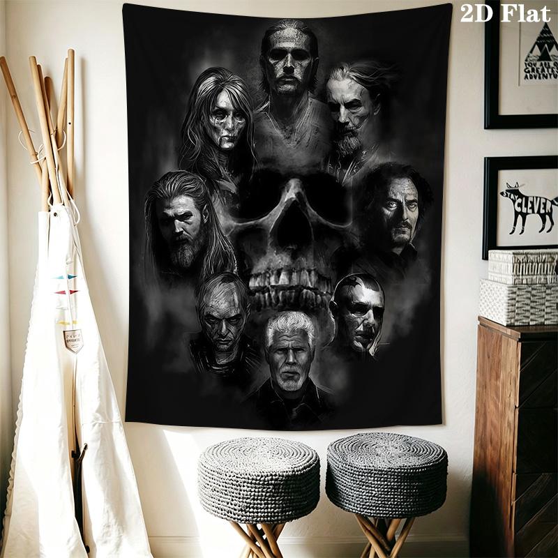Anarchy Band Wall Tapestry Tapestry Wallmounted Fashion Print Background Wall Hanging Cloth Work Of Art Homestay Soft Decoration Tapestry