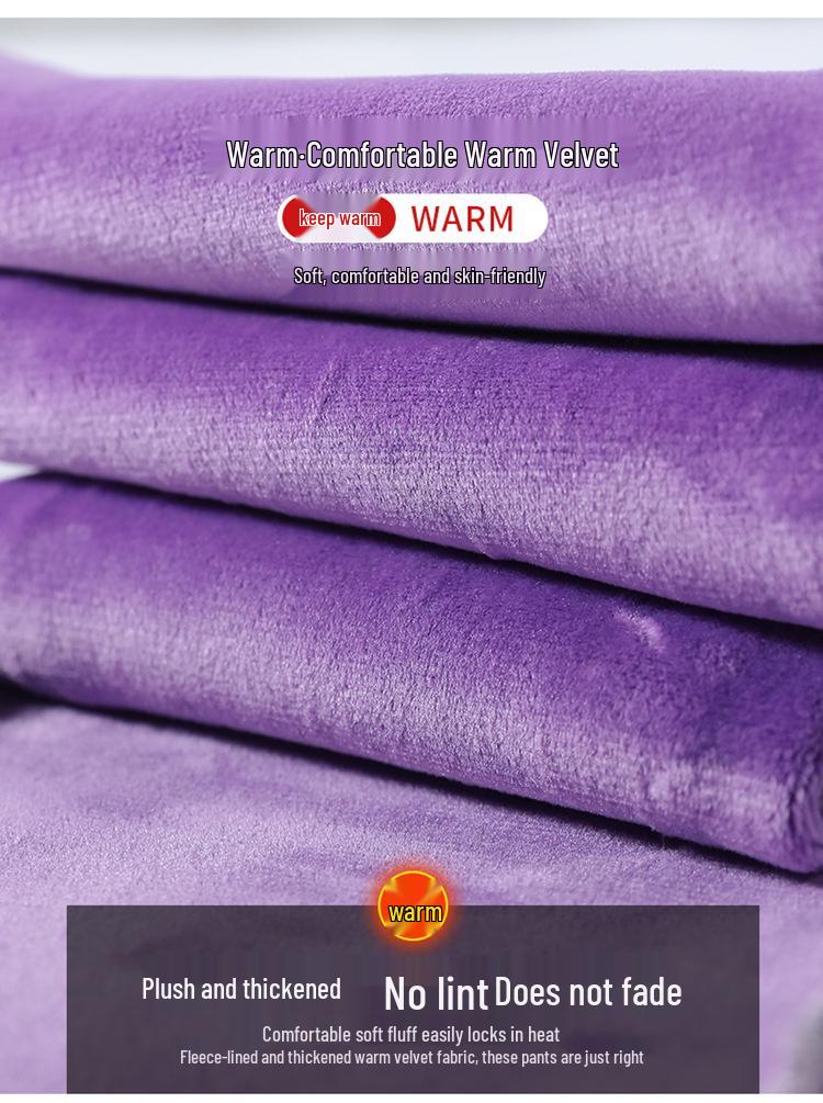 Women's Brushed Denim High-Waist Skinny Pants - Autumn/Winter 2023: Warm, Elastic, Thick Cotton