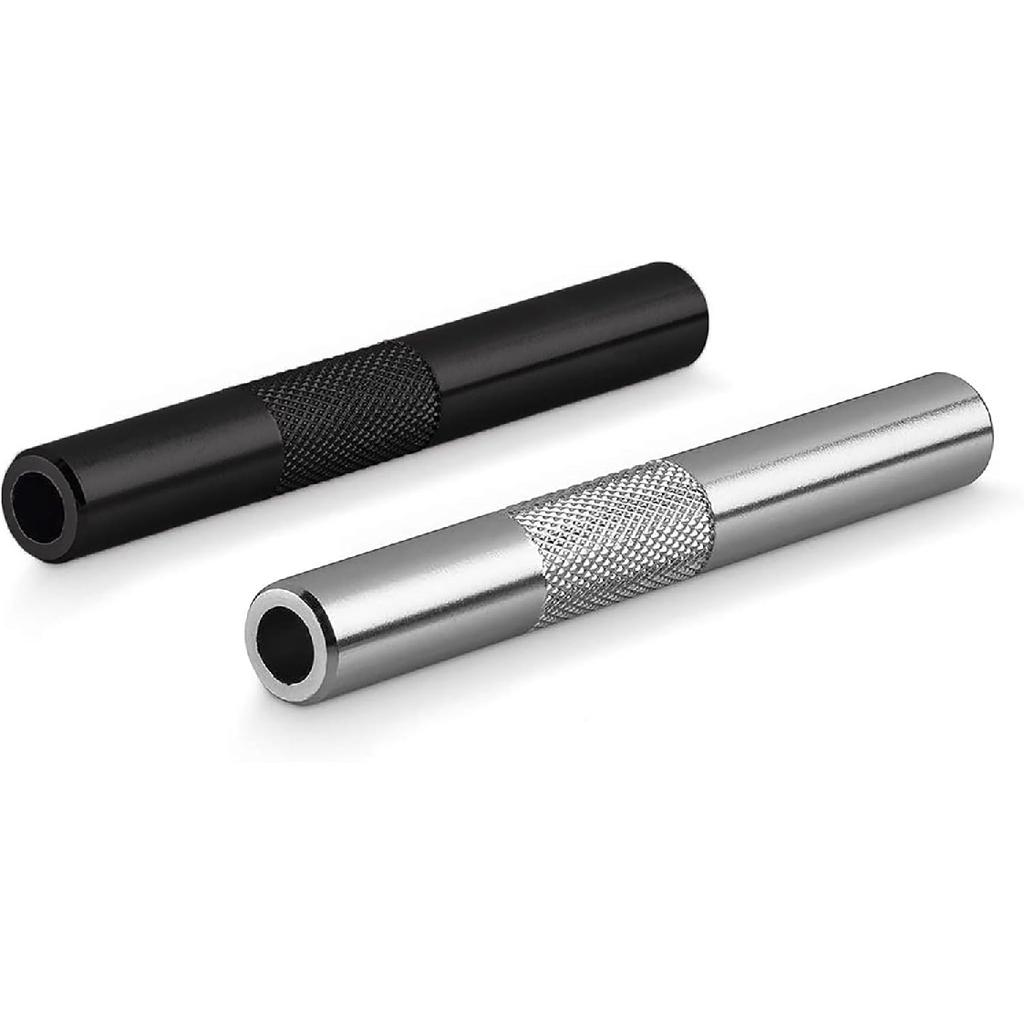 Portable Mini Straw Dispenser - Reble Small Metal Straw Tube Drinking Set for Kitchen Outdoor Camping Travel