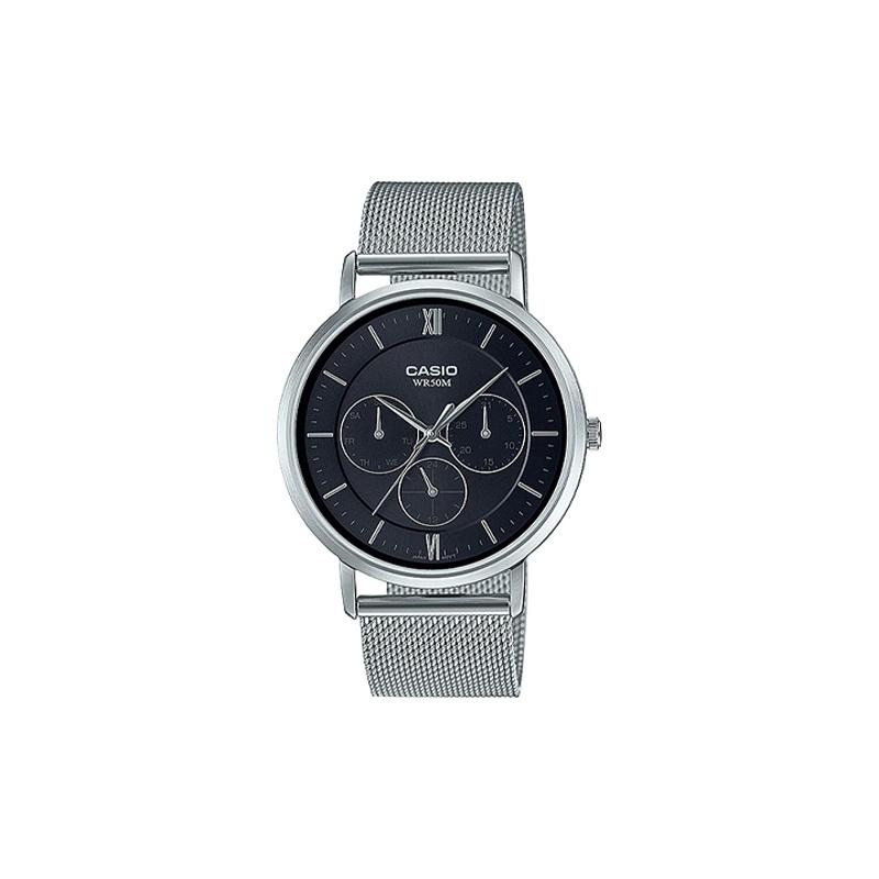 

Casio STANDARD Series Classic, Simple, Exquisite and Fashionable Black Adjustable Buckle 50 Meters Waterproof Quartz Movement Stainless MTP-B300M-1AV чёрный