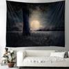 Fantasy Landscape Tapestry, Starry Home Wall Decoration, Polyester Thin Hanging Cloth, Bohemian Hippie Room Aesthetic Decoration