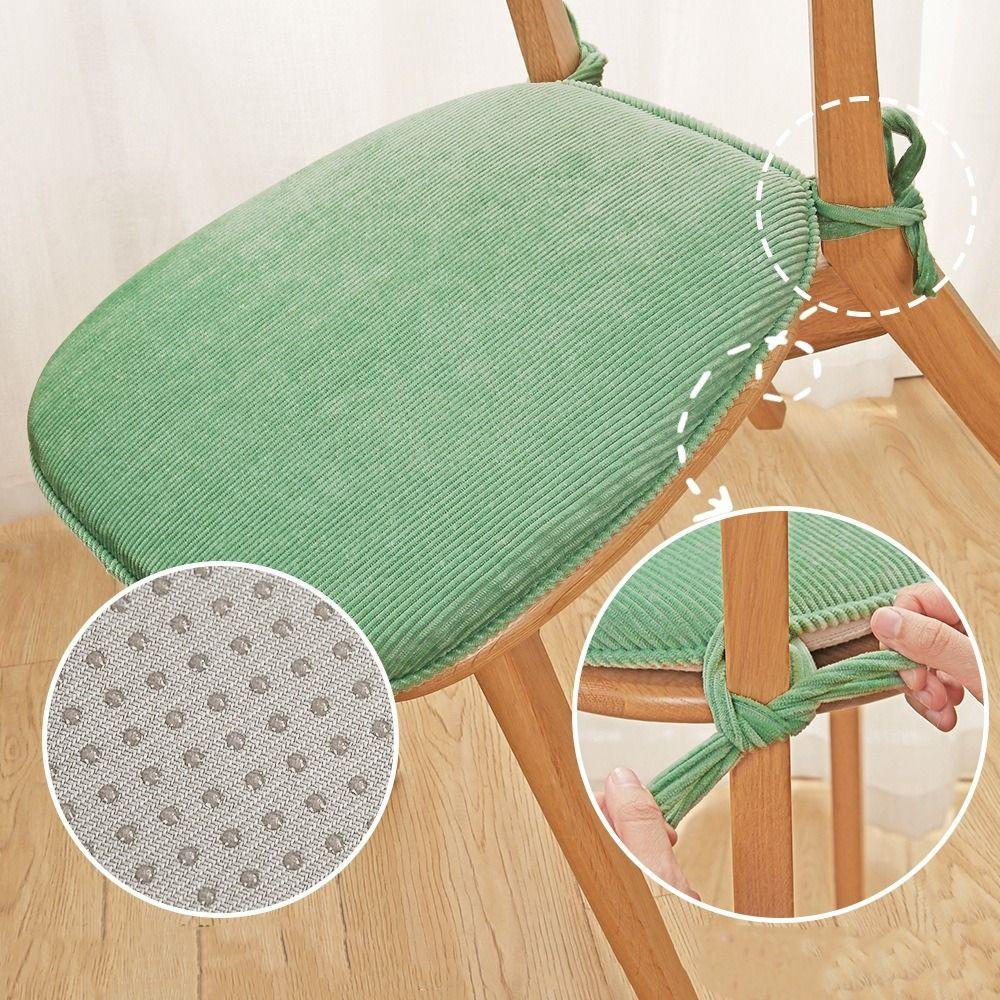 Solid Wood Chair Pads Thickened Sponge Cushion Fashion Chair Cushion  for Kitchen