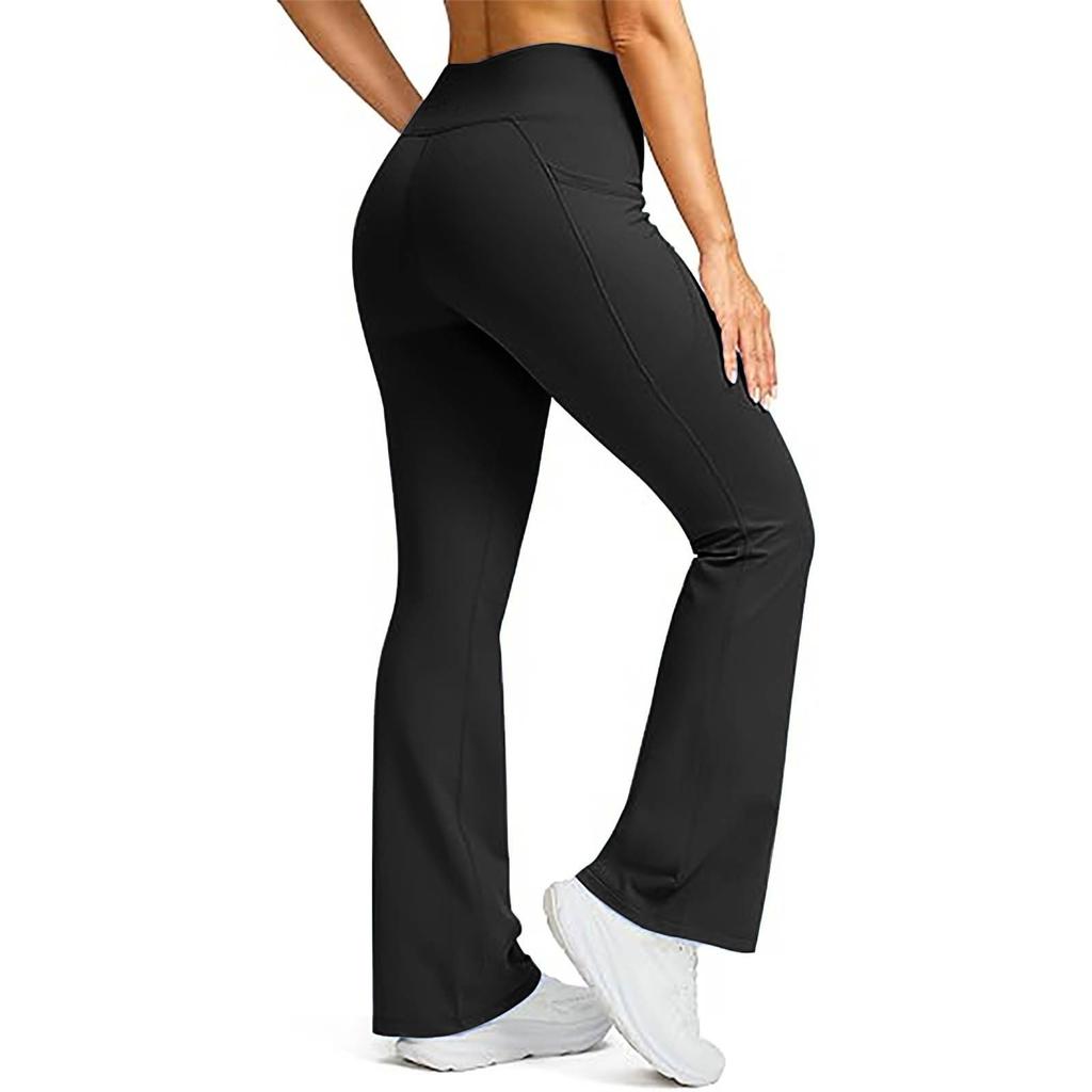 Women's Fashionable Solid Color Warm Base Yoga High Waist Slimming And Slimming Casual Pants