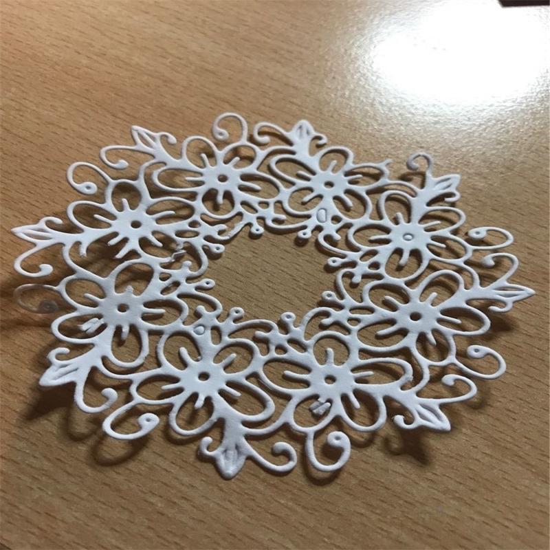 DIY kruhy krajka album dekorace čepel šablona kovové řezací razítka ražba papír karta scrapbooking