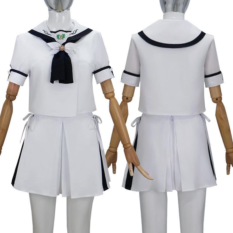Anime Zomer Zakken Shiroha Naruse Cosplay Kostuum Wit Jk Pak Rok Kous Halloween Party Voor Vrouwen Meisjes Carnival Outfits