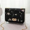 Women's bag new autumn trend fashion embroidered shoulder messenger chain bag