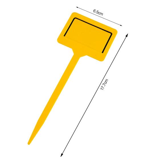 20 Piezas Etiquetas Impermeables Tipo T para Jardinería Marcadores de Árboles y Plantas Etiquetas con Ranura para Tarjeta