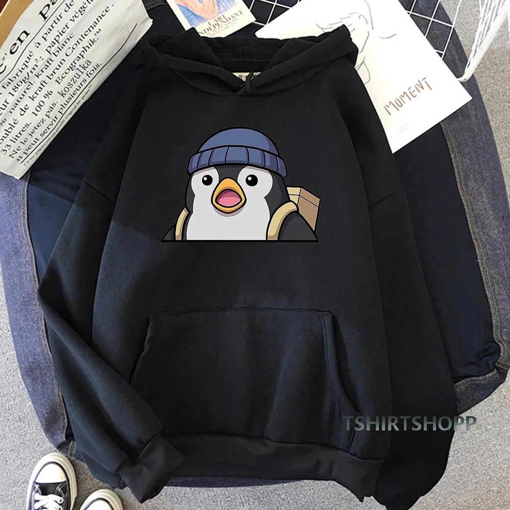 Penguin Hoodies 2022 Spring/Autumn Potato Aim Spray Women/men Sweatshirt Anime Valorant Hoodie Kawaii Clothing Unisex Sudaderas Unisex
