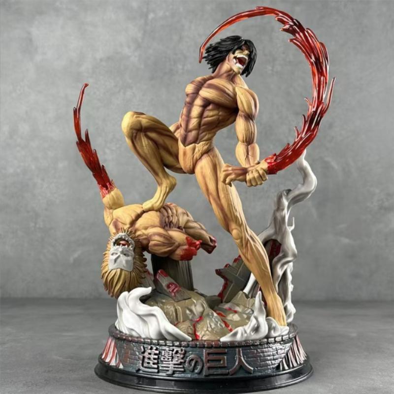 29cm/11.4inch Modello Eren Jaeger Manga Attack On Titan Figure Anime Jaeger Modello in PVC Statua Bambola Collezione Decorazione Giocattolo Regalo