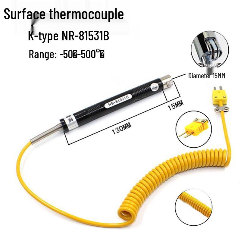 Pointed K-Type Thermocouple High Temp Liquid Probe NR-81530B