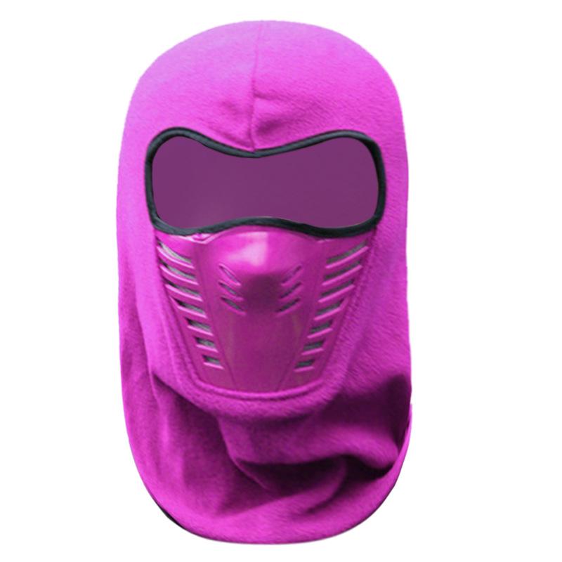 Unisex Fleece Cycling Mask - Warm Windproof Winter Headgear One Size розы красного