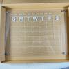 Acrylic Calendar Board, Refrigerator Magnetic Suction Calendar, Home Message Board Schedule