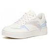 Anta Life Collection Slip Resistant Abrasion Resistant Low top Skateboard Shoes Women's White Blue 922228021-2