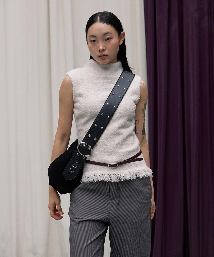 Haveawhale Arc Stud Belt Bag (Bk)