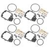 118 Pieces Carburetor Rebuild Kit with Gasket O Ring Valve Needle Jet Screw Spring Replacement for