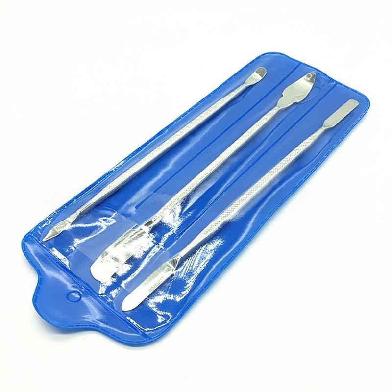 1/3Pcs Dual End Metal Pry Bar Spudger Set Anti Slip Repair Opening Tool For Phone Laptop Digital Product Disassembly Maintenance