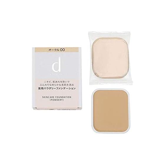 Shiseido Shiseido d program d program medicated skin care foundation (powdery) SPF17/PA++ 10.5g [Refill] (with sponge) Ocher 00 [parallel import