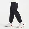 Li Ning Badfive Solid Color Loose Straight Leg Sports Pants Women Pants Black AYKS052-3
